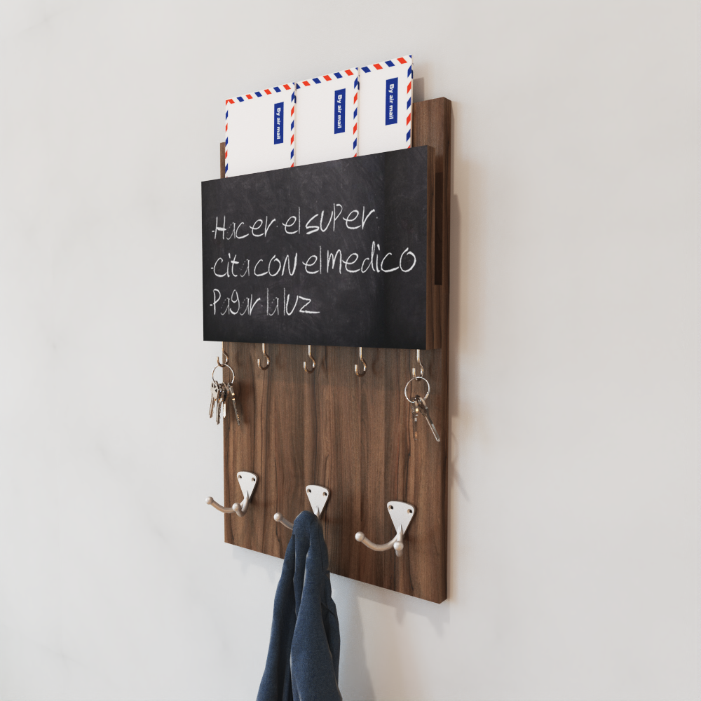 Perchero Porta Llaves Hamar con pizarr n ENVIO GRATIS Sobrio Studio